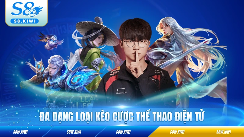 Đa dạng loại kèo cược thể thao điện tử